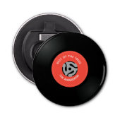 Vinyl Record Single Design Flaschenöffner (Vorderseite)