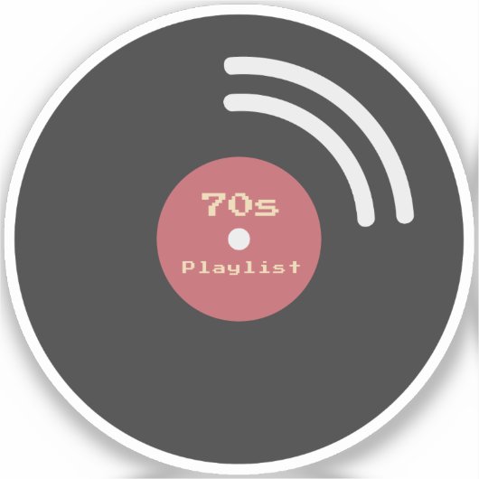 Vinyl Record Sticker (Vorderseite)
