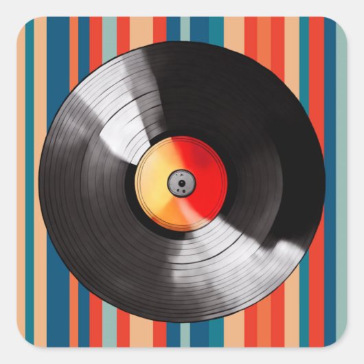 Vinyl Record Stickers (Vorderseite)