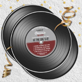 Vinyl Record Surprise Birthday Party Invitation Einladung