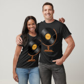 Vinyl Record Timeless Treasure, endless Joy Globe T-Shirt (Unisex)