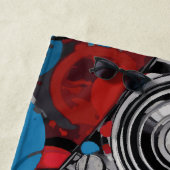 Vinyl Record Turntable DJ Art Strandtuch (Beispiel)