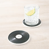Vinyl Record Untersetzer (Seite)