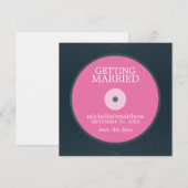 Vinyl Record Wedding Save the Date (Vorne/Hinten)