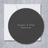 Vinyl Record Wedding Song Request Insert Card Einladung