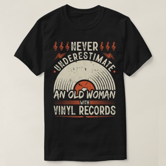 Vinyl Record Women Vinyl T-Shirt (Design vorne)