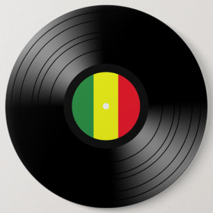 Vinyl-Reggae Button