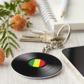 Vinyl reggae schlüsselanhänger (Seite)