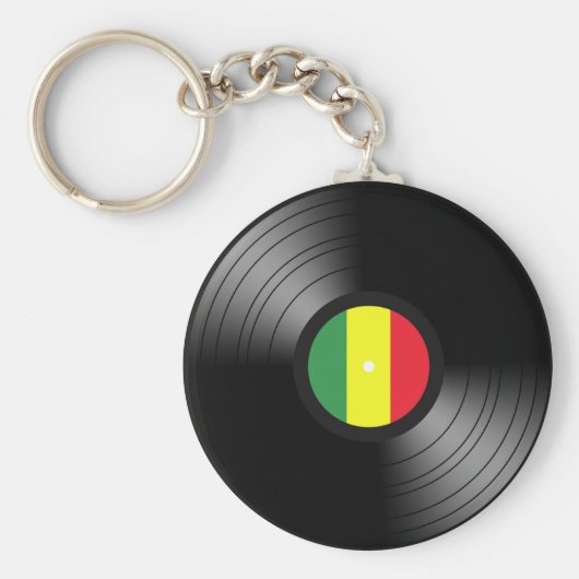 Vinyl reggae schlüsselanhänger (Vorne)