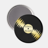 VINYL REGLES MAGNET (Vorderseite/Rückseite)