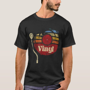 Vinyl Retro LP Vinyl Schallplatten Liebhaber Musik T-Shirt