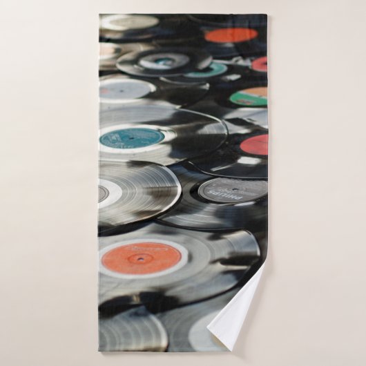 Vinyl retro plastic old black badehandtuch (Badehandtuch)