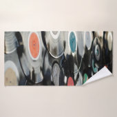 Vinyl retro plastic old black badehandtuch (Badehandtuch)