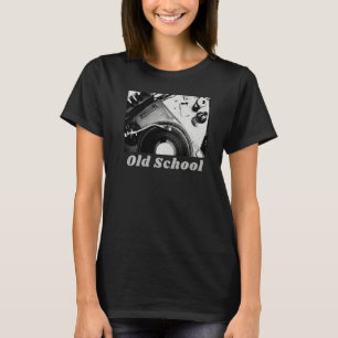 Vinyl Retro Record Player Vintag Old School Vinyl T-Shirt