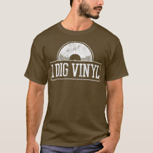 Vinyl Revord Vintag Retro Dig Old School Music T-Shirt
