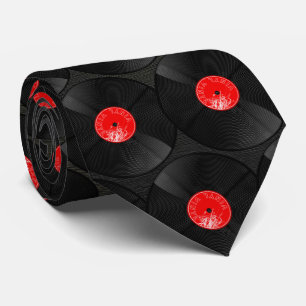 Vinyl Rhythm – Retro Beats Krawatte