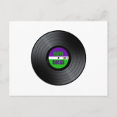 Vinyl Rocks LP Postkarte (Vorderseite)
