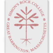 Vinyl-Rot-Siegel-Decal Aufkleber (Vorderseite)