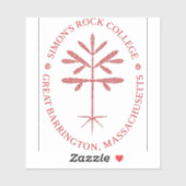 Vinyl-Rot-Siegel-Decal Aufkleber (Blatt)