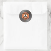 Vinyl Rules Runder Aufkleber (Tasche)
