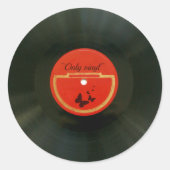 Vinyl Runder Aufkleber (Vorderseite)