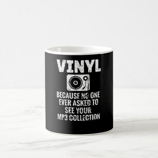 Vinyl-Sammler| Vinyl Lovers Vinyl Disk Record Kaffeetasse (Mittel)