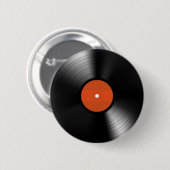 Vinyl-Schallplatte Button (Vorne & Hinten)
