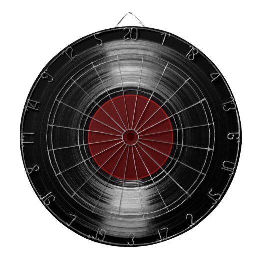 Vinyl-Schallplatte Dartscheibe (vorne)