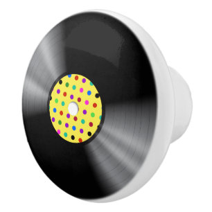 Vinyl-Schallplatte Keramik-Knopf Keramikknauf