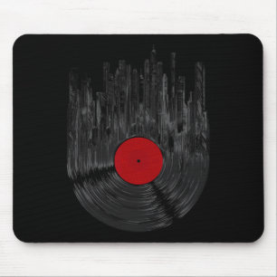 Vinyl-Schallplatte Sonnenuntergang Retro Vintage V Mousepad