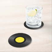 Vinyl-Schallplatten Bilder Runder Papier-Getränke Pappuntersetzer (Vor Ort)