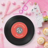 Vinyl-Schallplatten-Design-Papierteller Pappteller (Party)