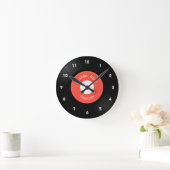 Vinyl-Schallplatten-Design-Rund-Uhr Runde Wanduhr (Zuhause)