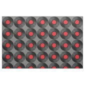 Vinyl-Schallplatten-Design-Stoff Stoff (Fat Quarter (45,7 x 55,9 cm))