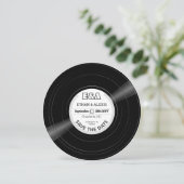 Vinyl-Schallplatten-Essentials - White Label Save The Date (Stehend Vorderseite)