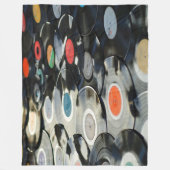Vinyl-Schallplatten-Flanelldecke Fleecedecke (Vorderseite)