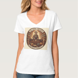 Vinyl Scholar DJ T-Shirt – Wo Beats Weisheit treff