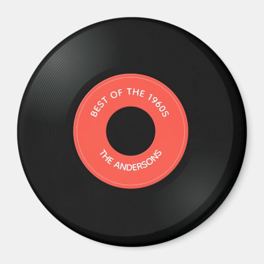 Vinyl-Single-"45"-Design-Magnet Magnet (Vorne)