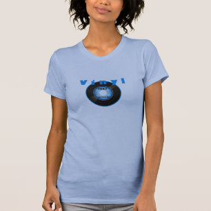 Vinyl-Single 45 Schallplatte 1967 Blau T-Shirt