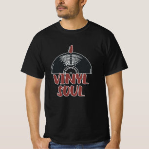 Vinyl Soul DJ Vintag Record Music Lover T-Shirt