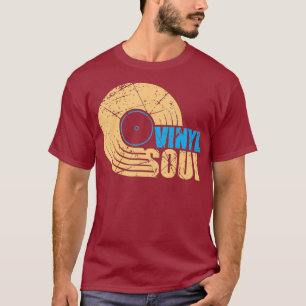 Vinyl Soul Old School DJ Turntable LP Vinyl T-Shirt