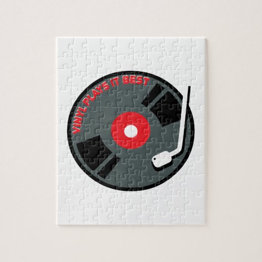 Vinyl spielt es Bestes Puzzle (Vertikal)