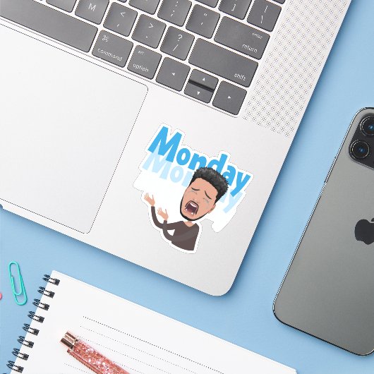 Vinyl Sticker (Laptop mit iPhone)