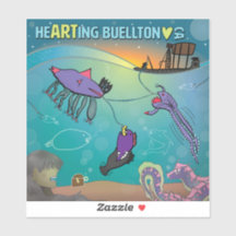 Vinyl Sticker - Fischerei auf Monster- Buellton.Ar