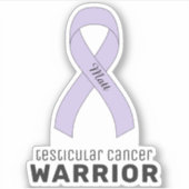Vinyl-Sticker für Hodenkrebs Aufkleber (Vorderseite)