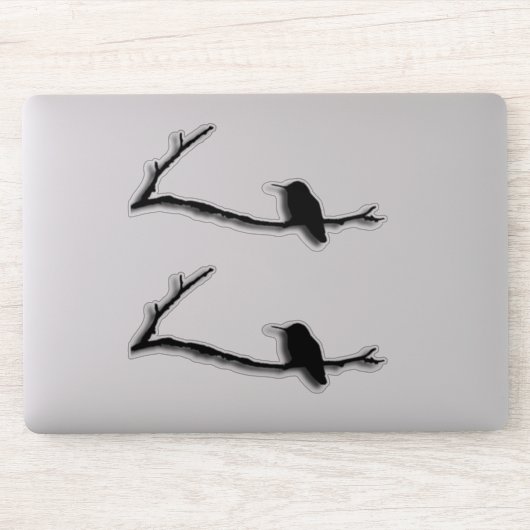 Vinyl Sticker - Hummingbird am Zweig (Computer)