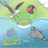 Vinyl Sticker - Pea Soup - Buellton.Art (Vorderseite)