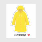 Vinyl Sticker Rain Jacket nach Maß geschnitten (Blatt)