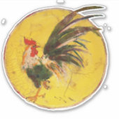 Vinyl Sticker - Rooster und Sun (Vorderseite)