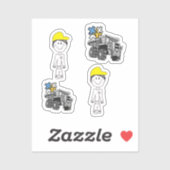 VINYL STICKER - SON+TRUCK (Blatt)